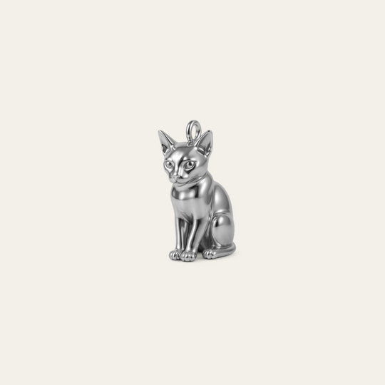 Custom charm design - Sterling Silver finish