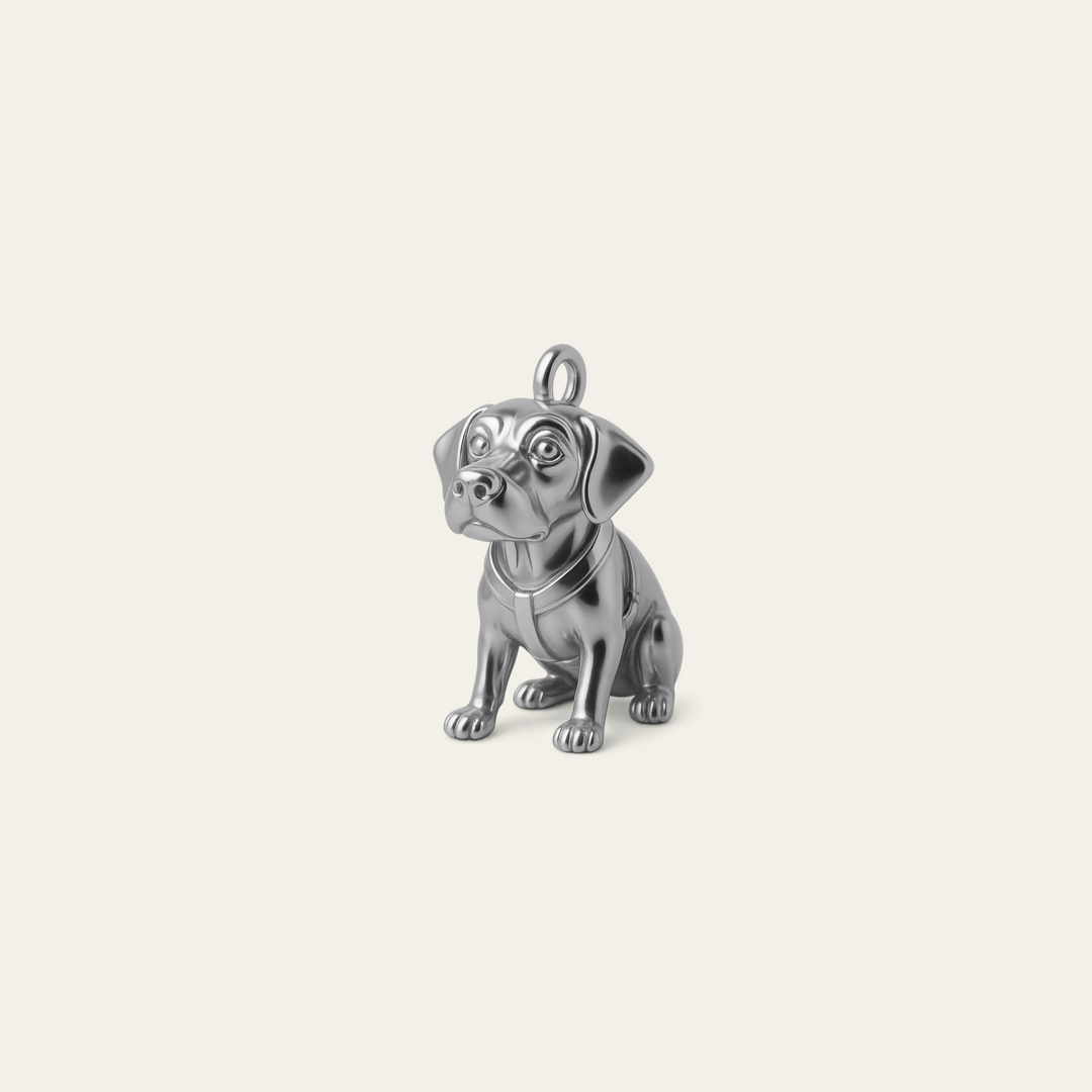 Custom charm design - Sterling Silver finish