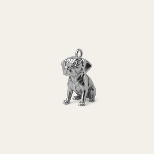 Custom charm design - Sterling Silver finish