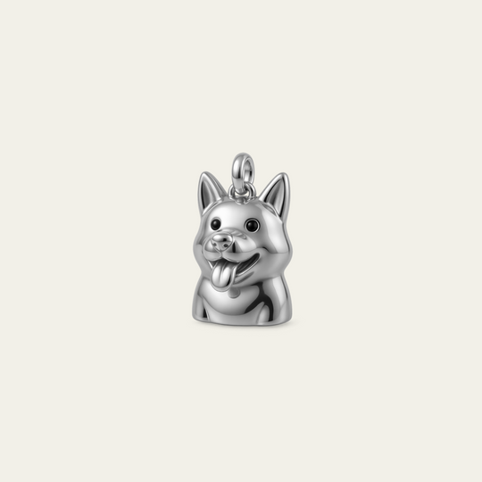 Custom charm design - Sterling Silver finish