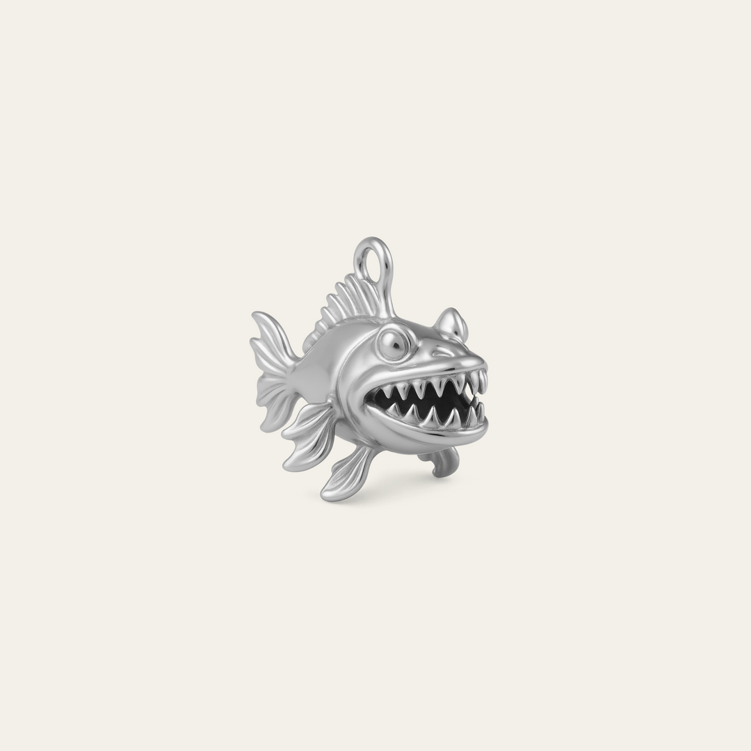 Custom charm design - Sterling Silver finish