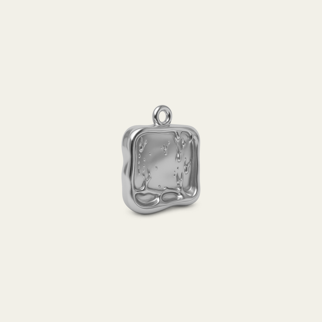 Custom charm design - Sterling Silver finish