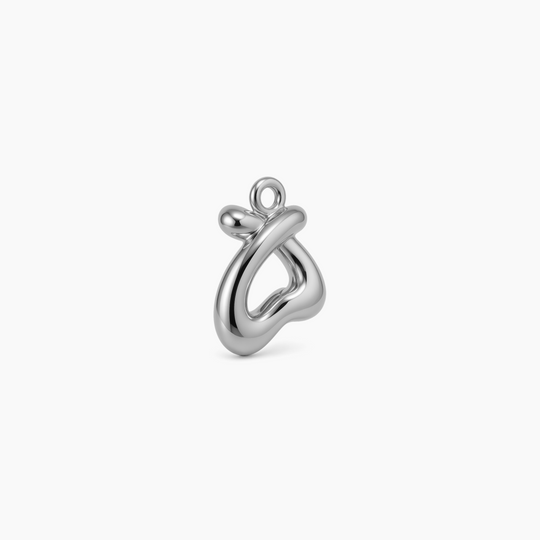 Custom charm design - Sterling Silver finish