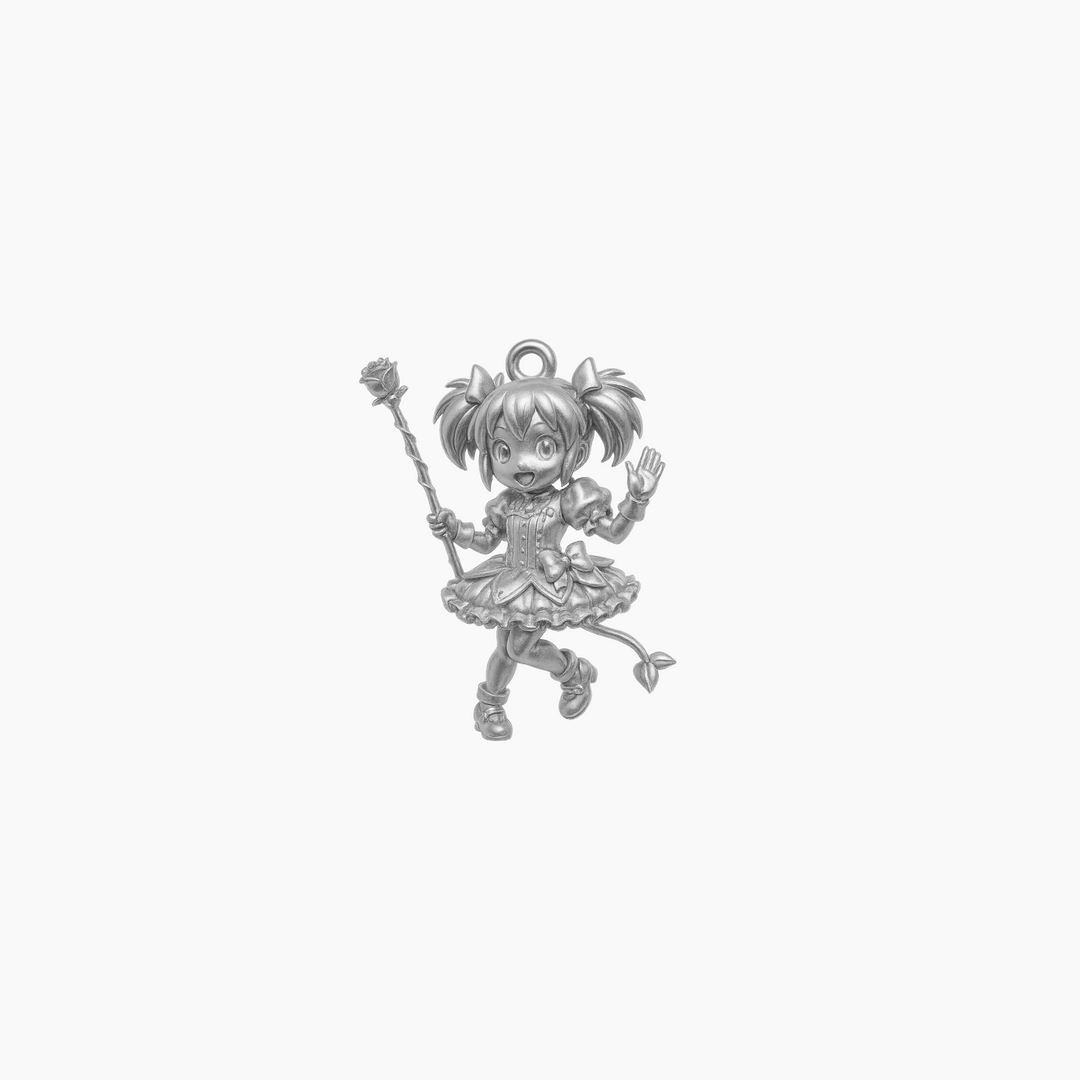 Custom charm design - Sterling Silver finish