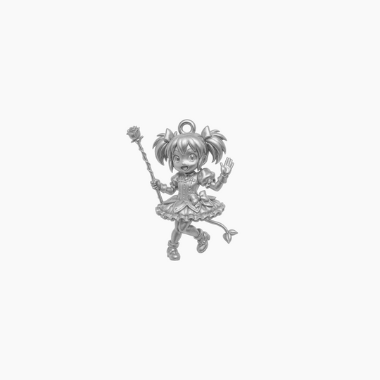 Custom charm design - Sterling Silver finish