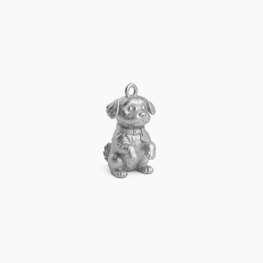 Custom charm design - Sterling Silver finish
