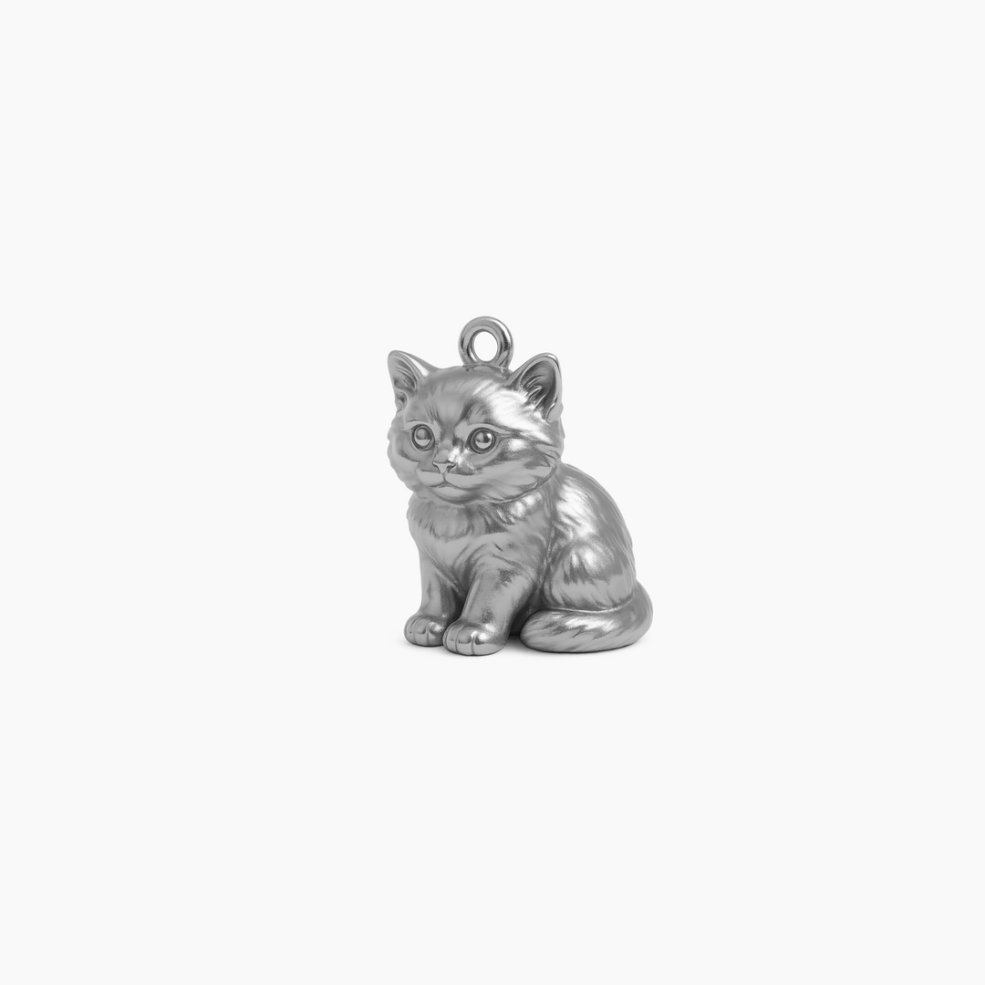 Custom charm design - Sterling Silver finish
