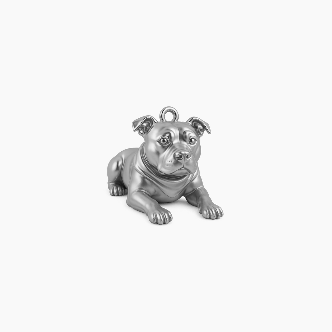 Custom charm design - Sterling Silver finish