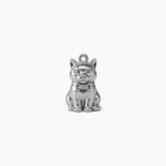 Custom charm design - Sterling Silver finish