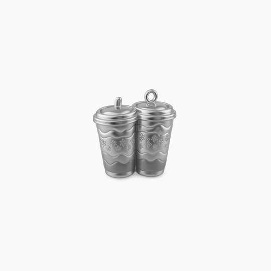 Custom charm design - Sterling Silver finish