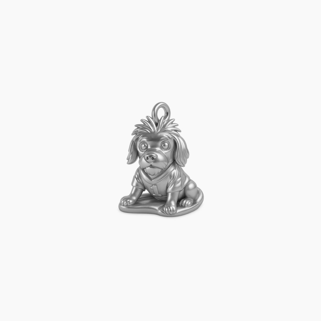 Custom charm design - Sterling Silver finish
