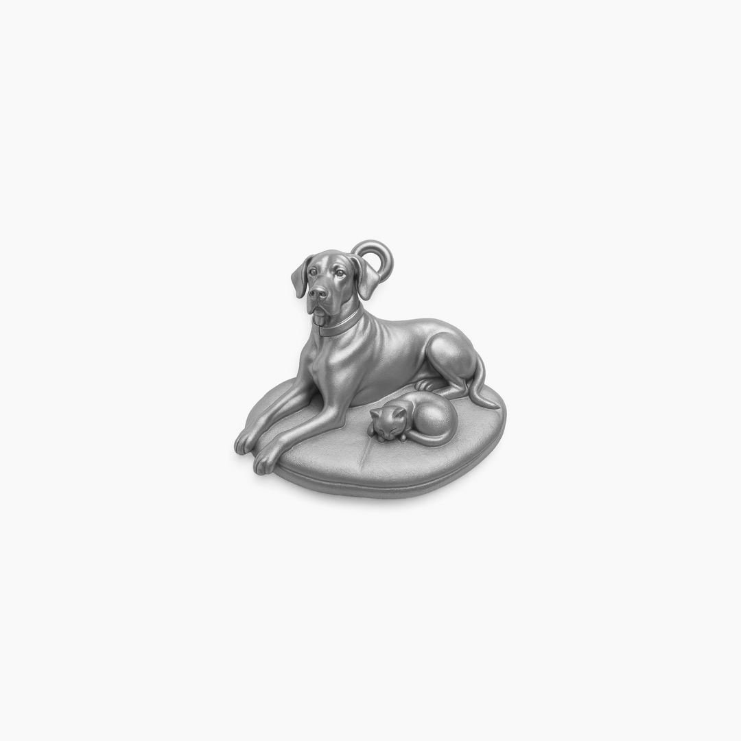 Custom charm design - Sterling Silver finish
