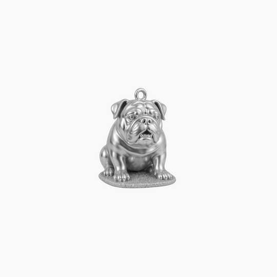 Custom charm design - Sterling Silver finish