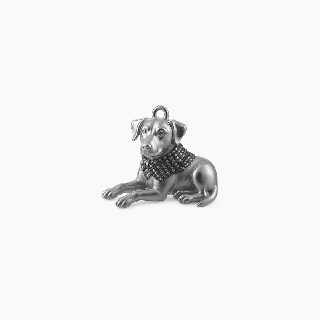 Custom charm design - Sterling Silver finish