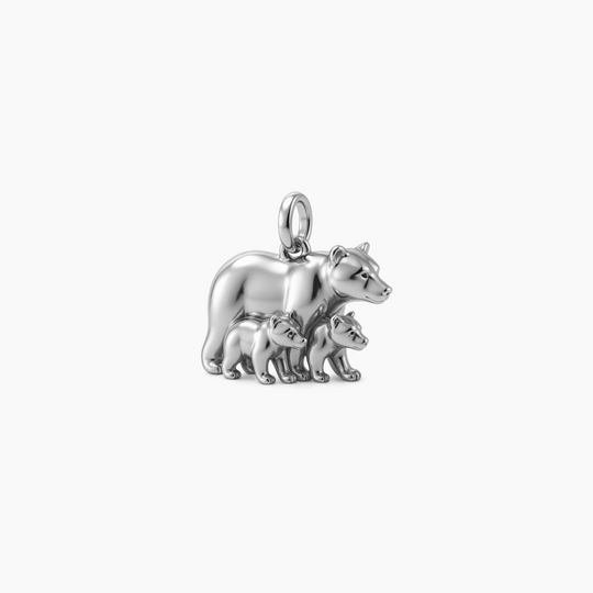 Custom charm design - Sterling Silver finish