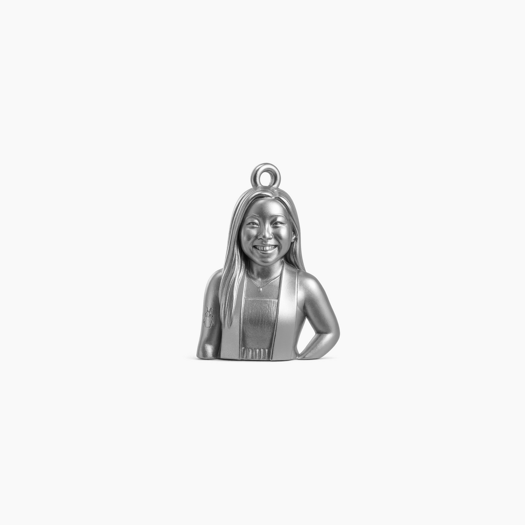 Custom charm design - Sterling Silver finish