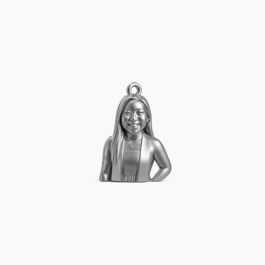 Custom charm design - Sterling Silver finish