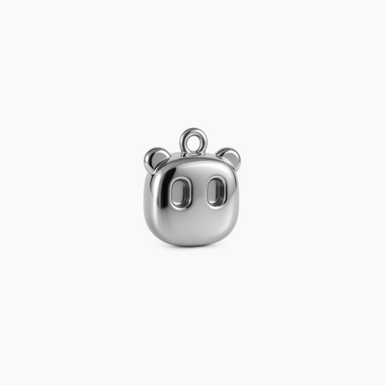 Custom charm design - Sterling Silver finish