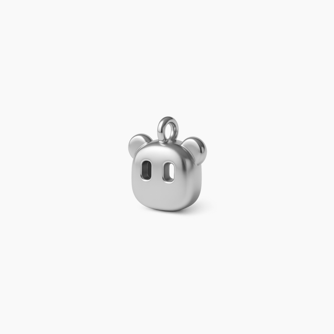 Custom charm design - Sterling Silver finish