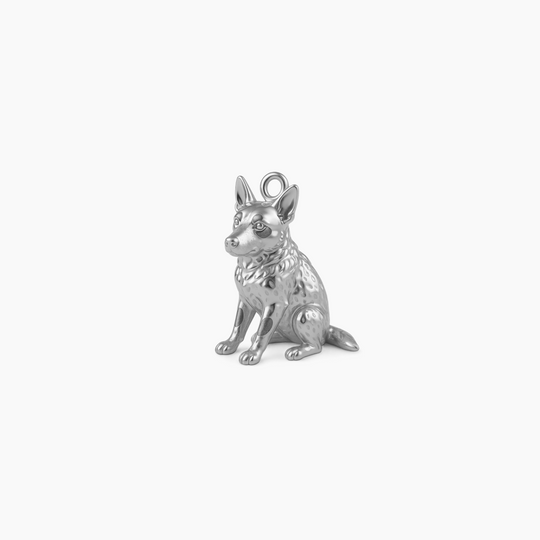 Custom charm design - Sterling Silver finish