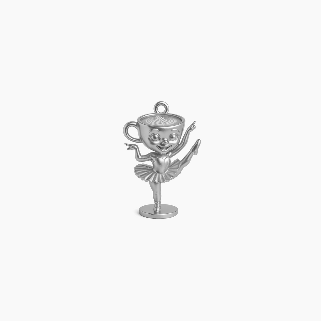 Custom charm design - Sterling Silver finish