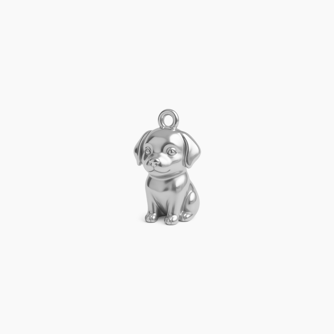 Custom charm design - Sterling Silver finish