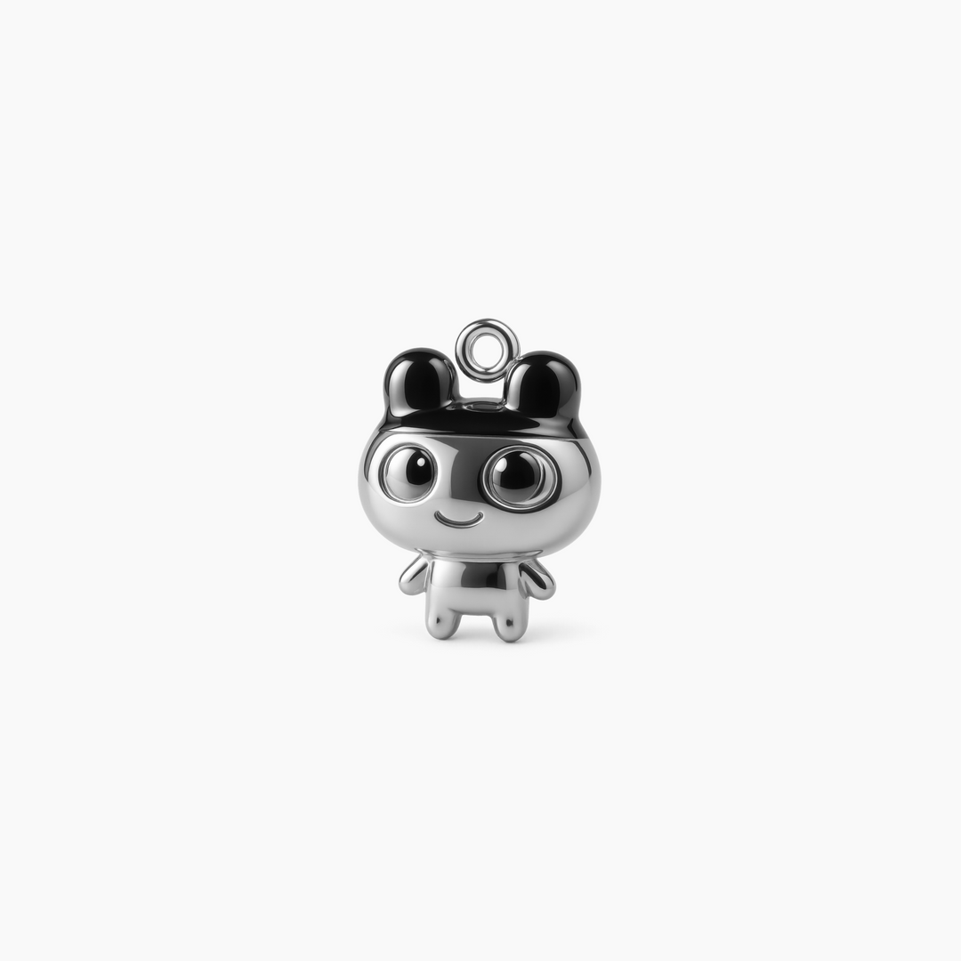 Custom charm design - Sterling Silver finish