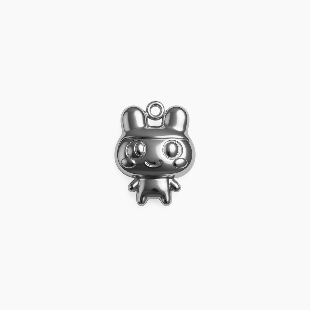 Custom charm design - Sterling Silver finish