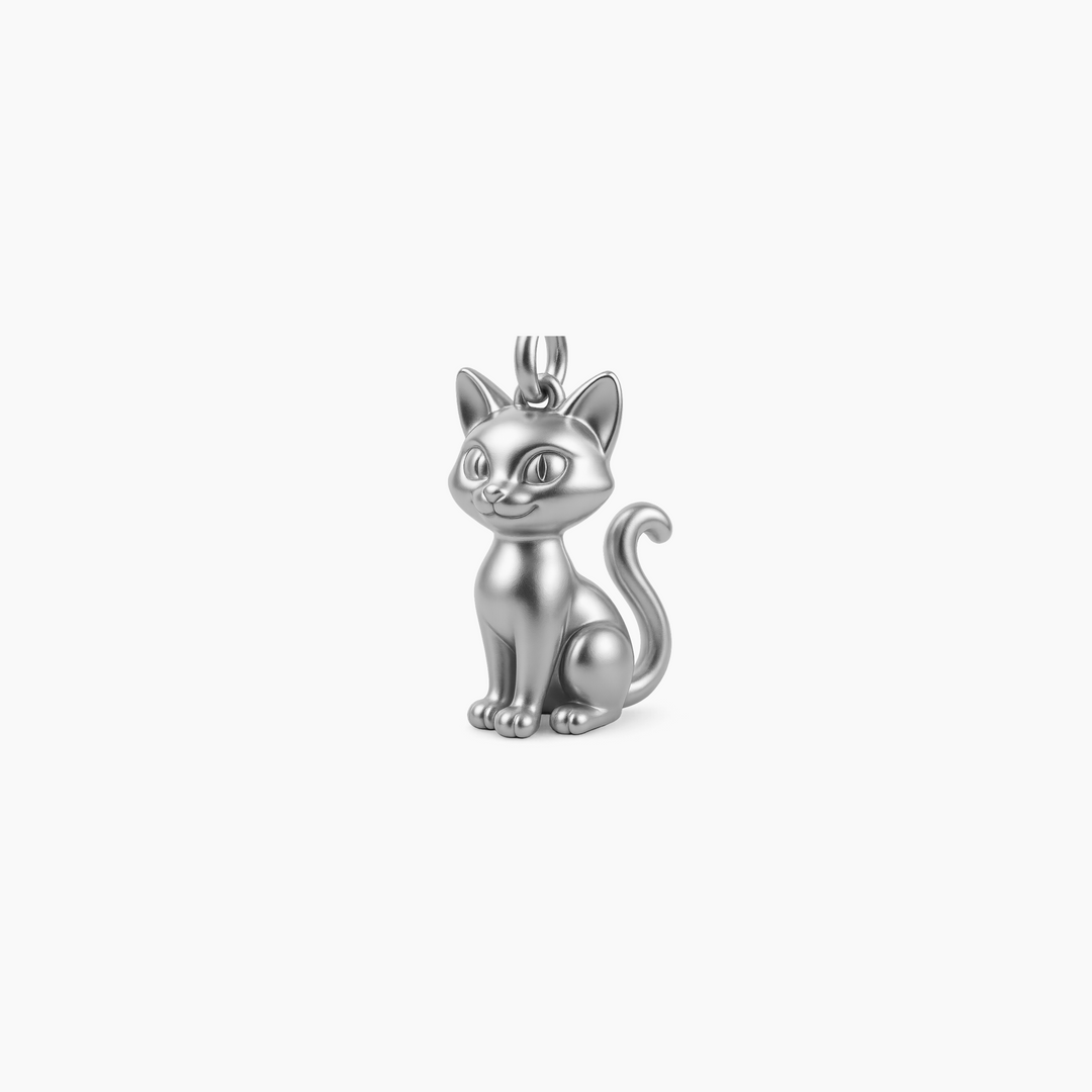 Custom charm design - Sterling Silver finish
