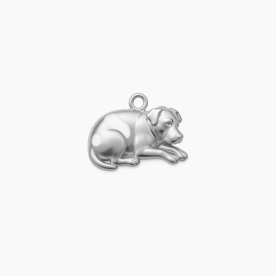 Custom charm design - Sterling Silver finish