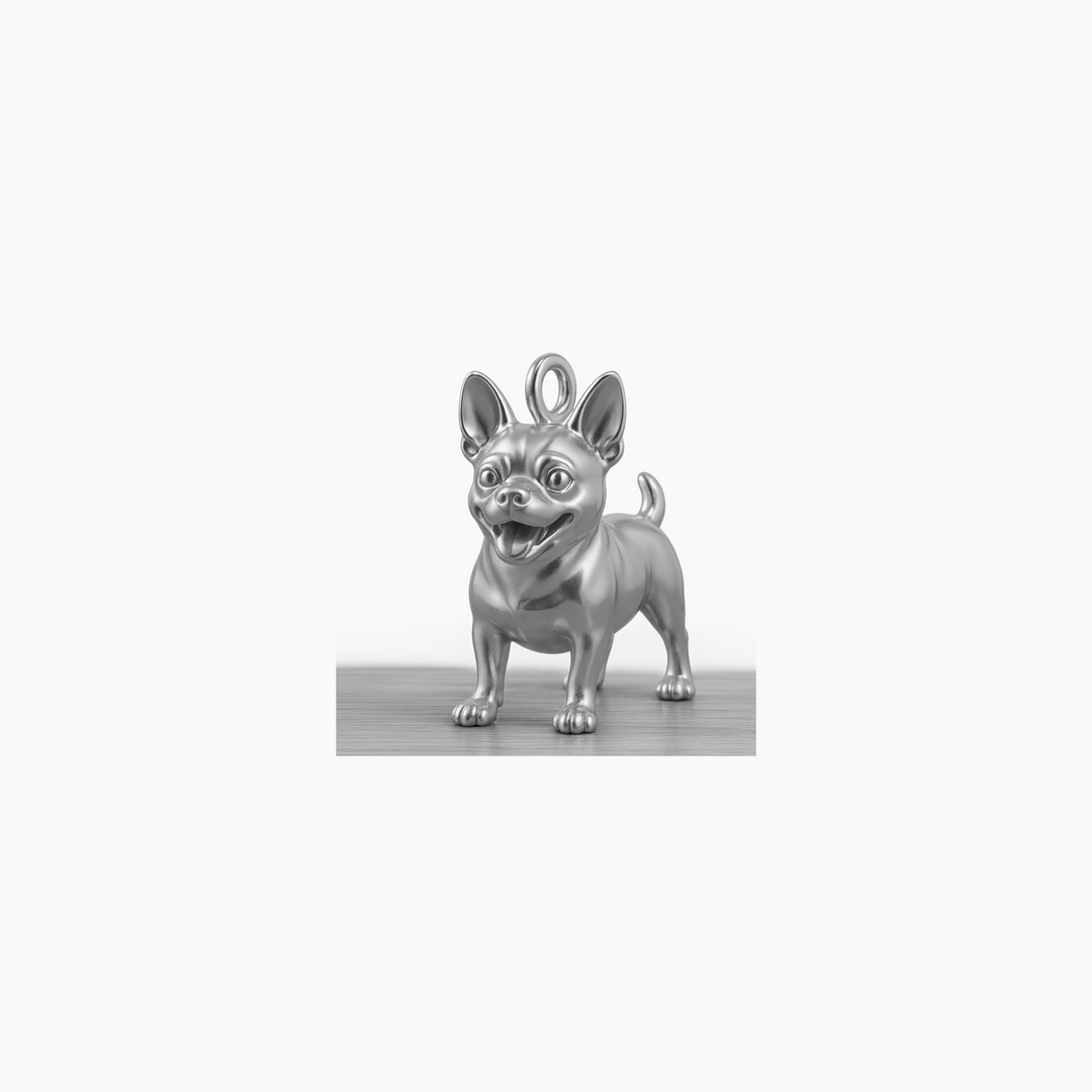 Custom charm design - Sterling Silver finish