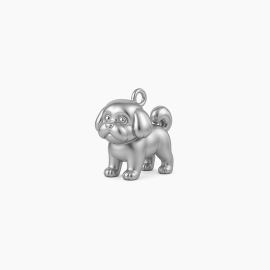 Custom charm design - Sterling Silver finish