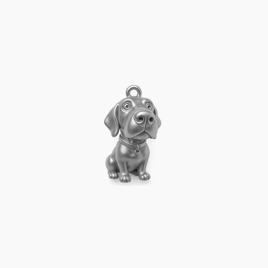 Custom charm design - Sterling Silver finish