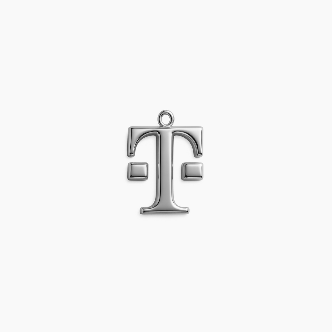 Custom charm design - Sterling Silver finish