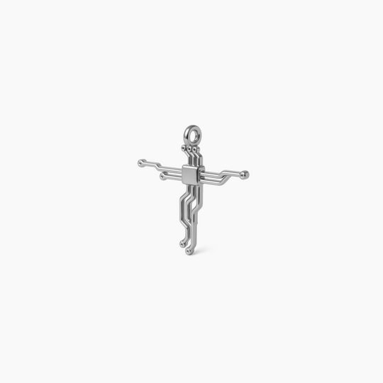 Custom charm design - Sterling Silver finish