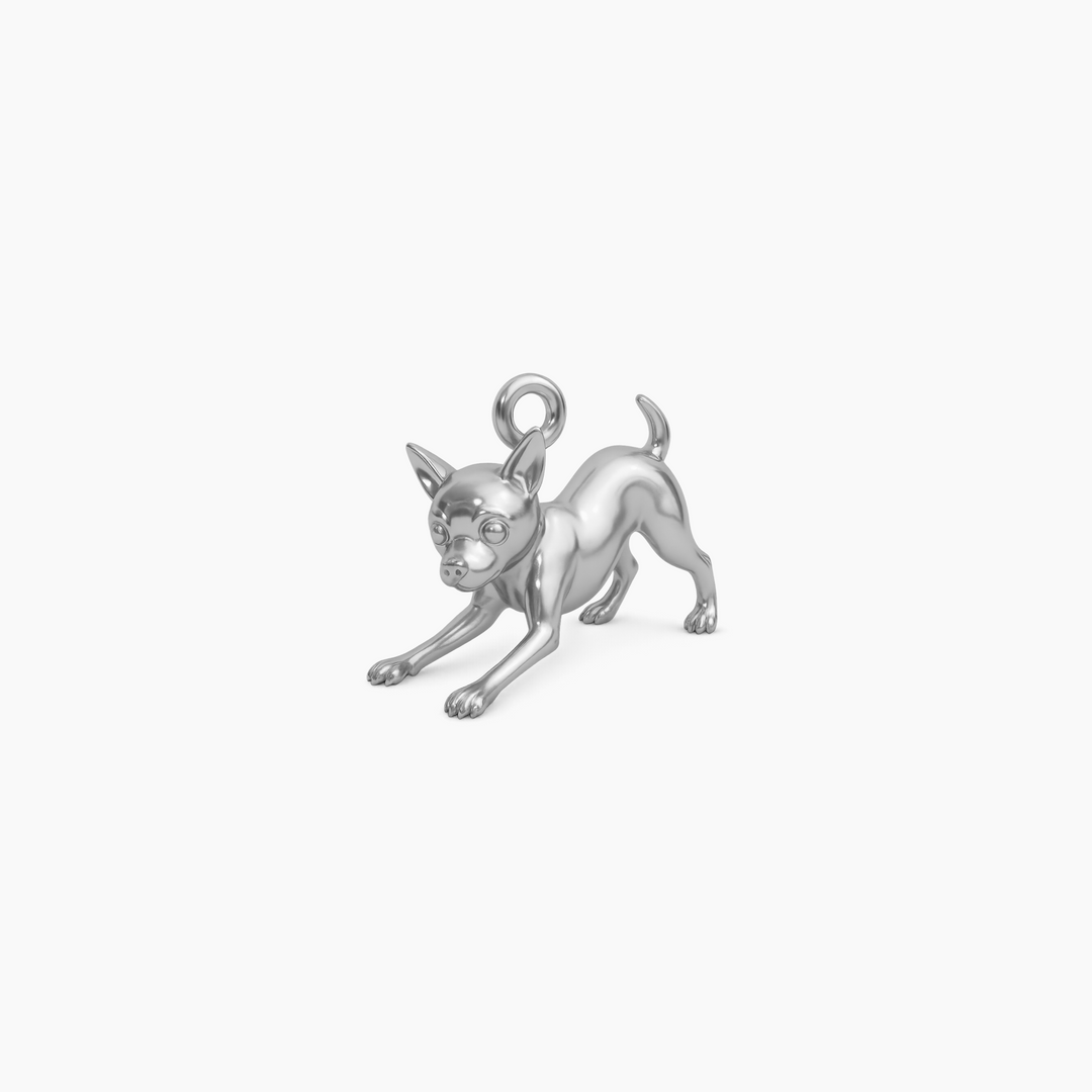 Custom charm design - Sterling Silver finish