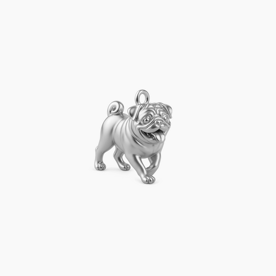 Custom charm design - Sterling Silver finish
