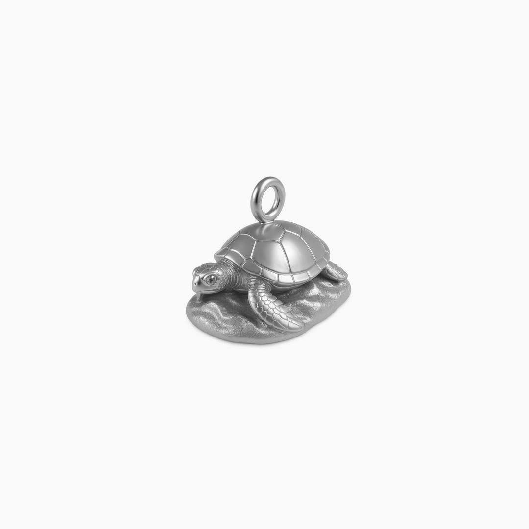 Custom charm design - Sterling Silver finish
