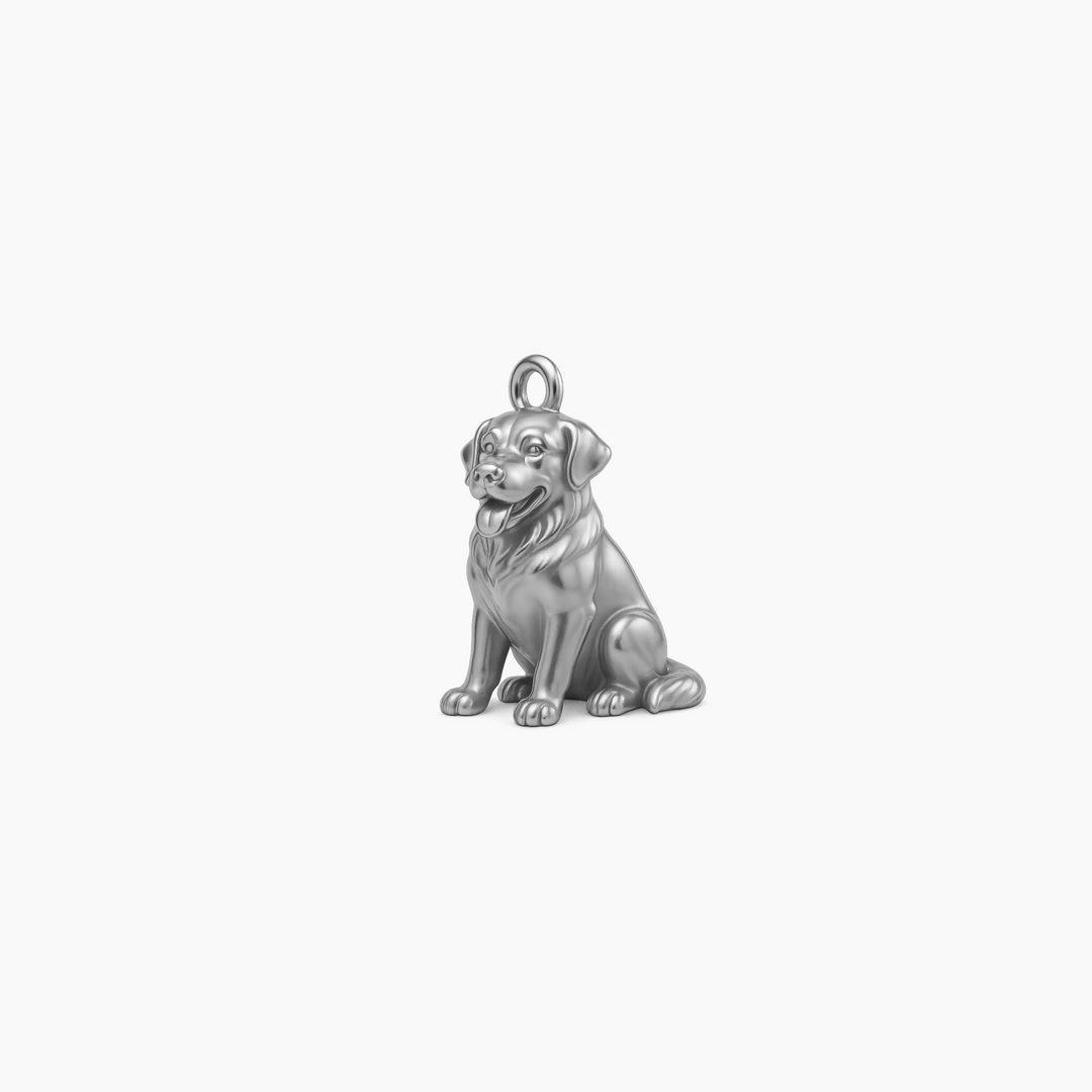 Custom charm design - Sterling Silver finish