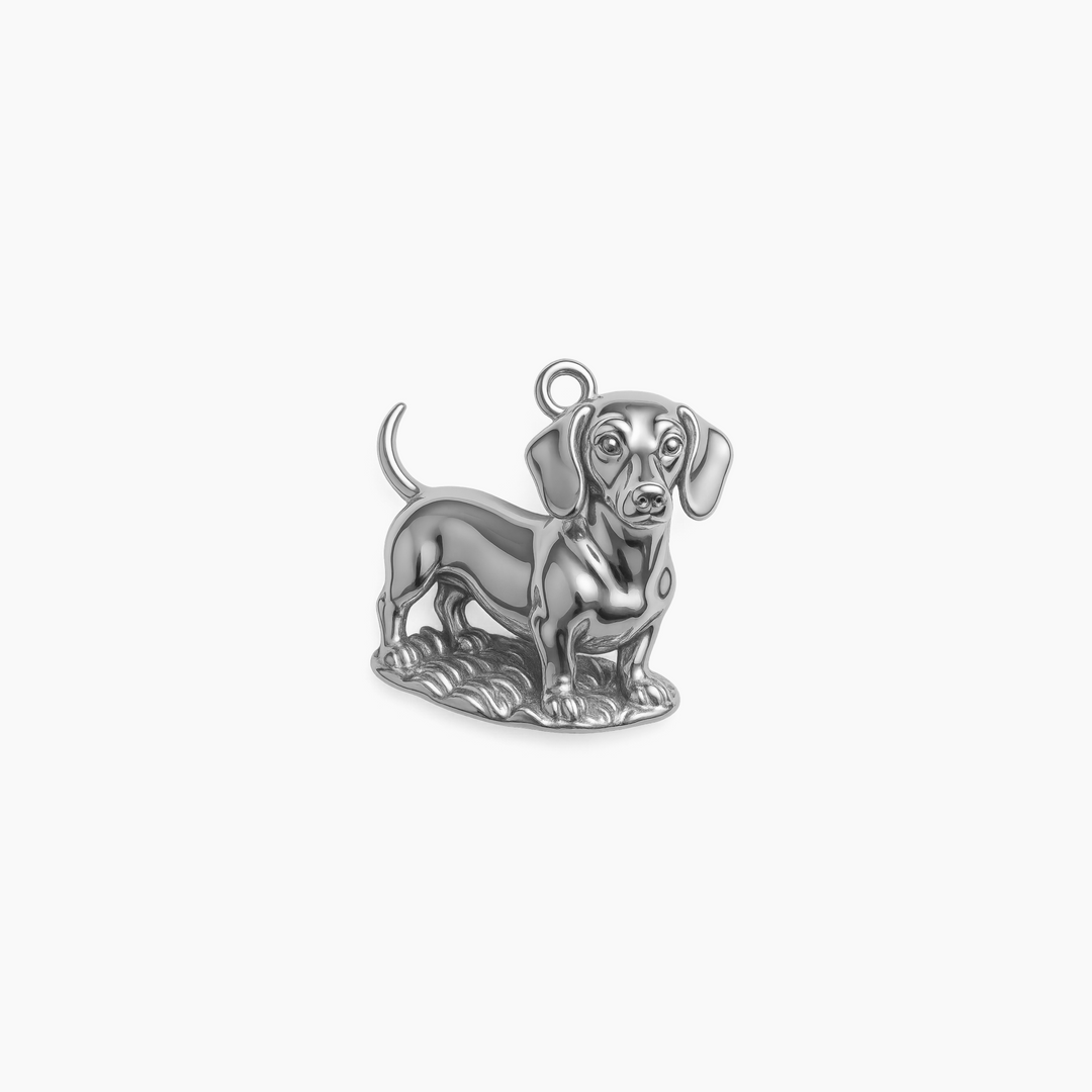 Custom charm design - Sterling Silver finish