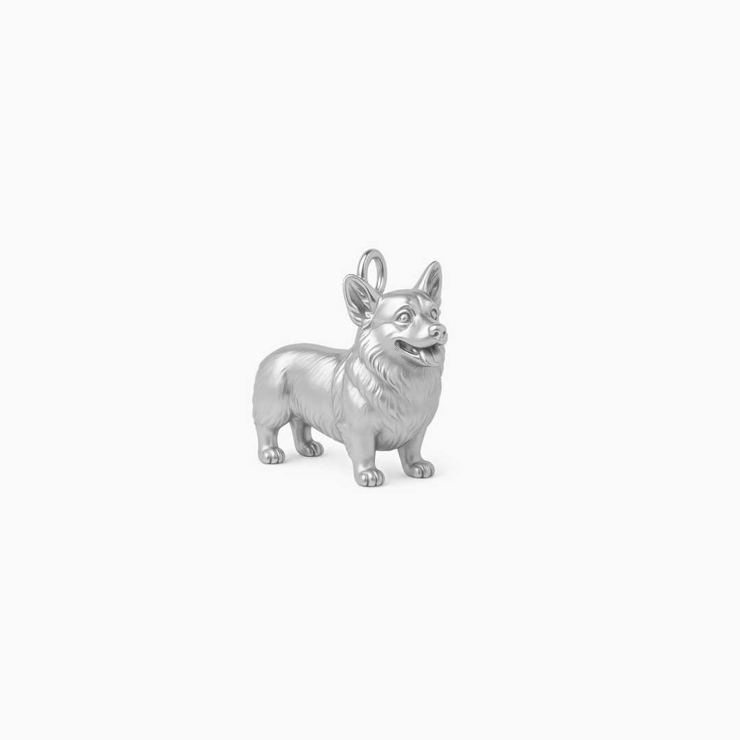 Custom charm design - Sterling Silver finish