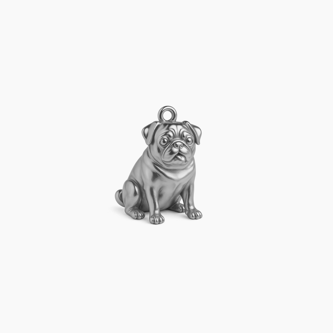 Custom charm design - Sterling Silver finish