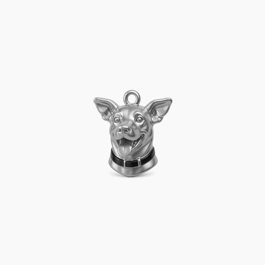 Custom charm design - Sterling Silver finish