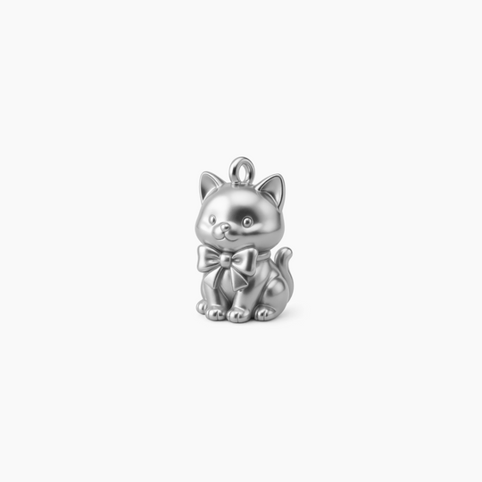 Custom charm design - Sterling Silver finish (Edited)