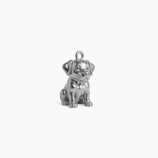 Custom charm design - Sterling Silver finish