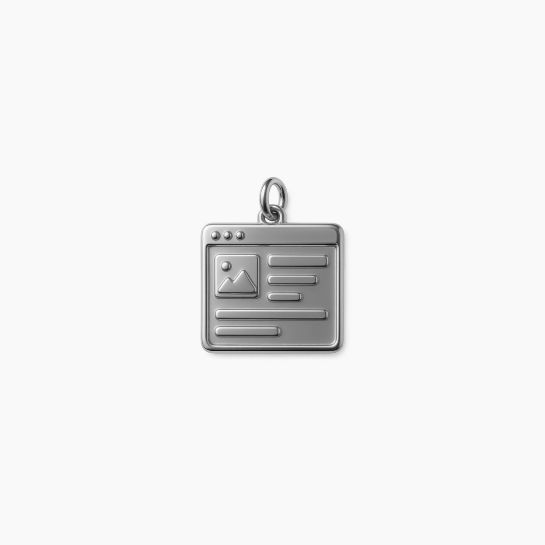 Sterling Silver finish
