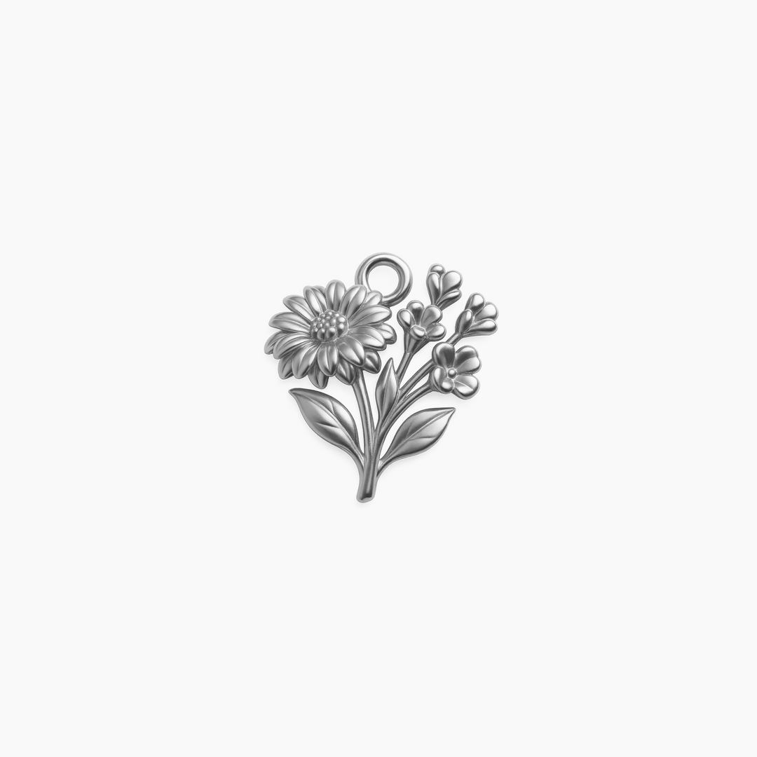 Sterling Silver finish
